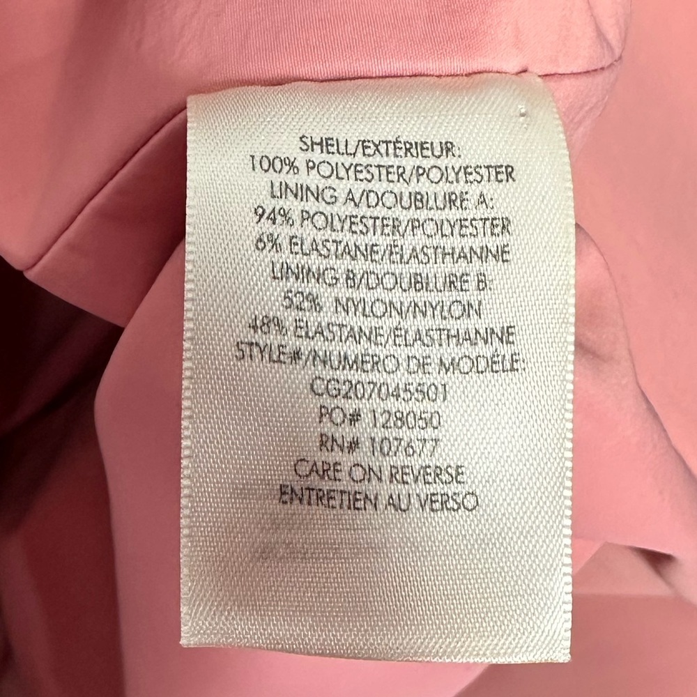 NWT ALICE + OLIVIA Carisa braid-trimmed chiffon gown in Rose Size 6 - Picture 9 of 10
